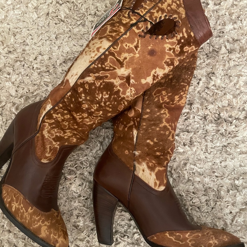 Justin cowhide boots
